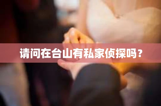请问在台山有私家侦探吗？