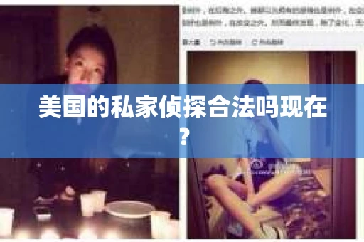 美国的私家侦探合法吗现在？