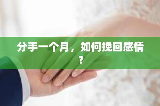 分手一个月，如何挽回感情？