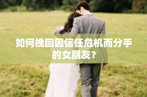如何挽回因信任危机而分手的女朋友？