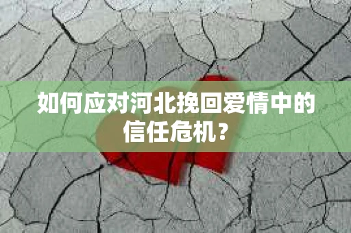 如何应对河北挽回爱情中的信任危机？